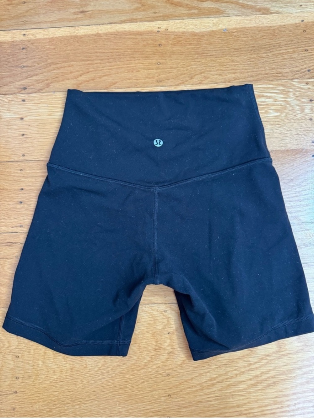 lululemon athletica High-Waist Black Athletic Shorts